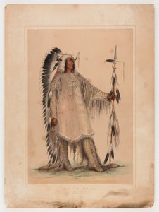 マンダンの酋長マ・ト・パ 作： George Catlin