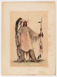 マンダンの酋長マ・ト・パ 作： George Catlin