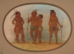 ボトクド族のメンバー、18541869。 作： George Catlin