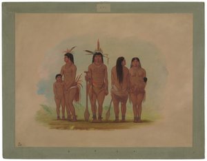 パヤグアス族のメンバー 作： George Catlin
