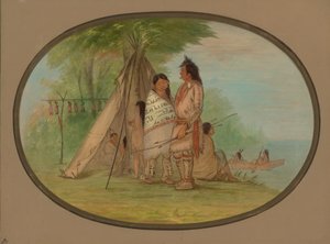 ナヤス・インディアン、186[2]。 作： George Catlin