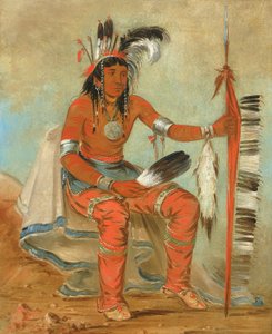 オンダイグ、カラス、ダンディ、1836. 作： George Catlin