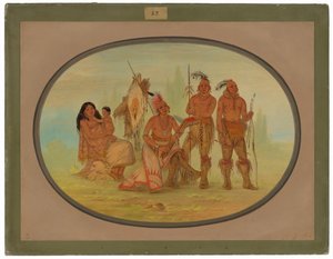 オーセージ インディアンズ 作： George Catlin
