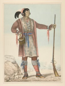 オセオラ (インディアンの酋長) 作： George Catlin