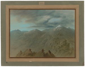 サーモン リバー マウンテンズ 作： George Catlin