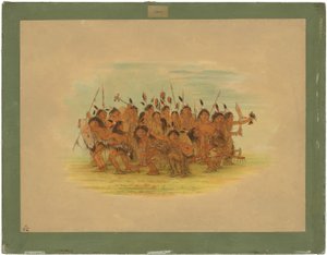 スカルプダンス - スー 作： George Catlin