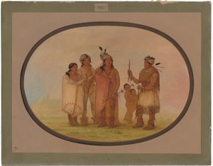 シャワノ・インディアンズ 作： George Catlin
