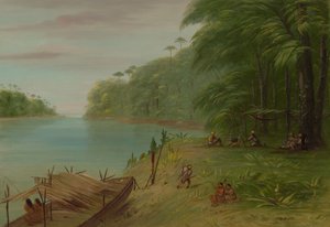 エセキボの海岸、18541869。 作： George Catlin