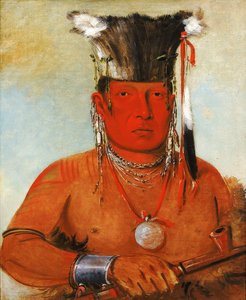 シャウ・ダー・モネー、勇者よ、彼は行く 作： George Catlin