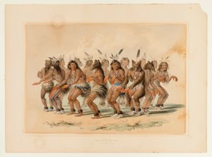 ベア・ダンス--第18番 作： George Catlin