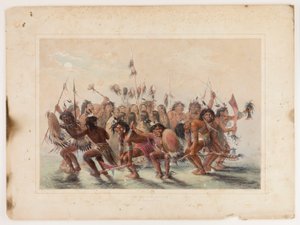 頭皮のダンス 作： George Catlin