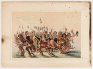 頭皮のダンス 作： George Catlin