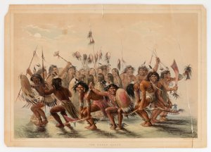頭皮のダンス 作： George Catlin