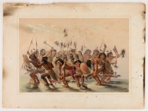 頭皮のダンス 作： George Catlin