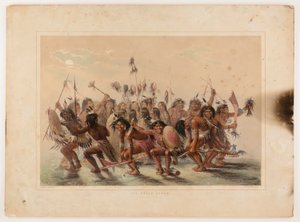 頭皮のダンス 作： George Catlin
