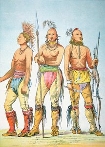 スリーオーセージブレーブス 作： George Catlin