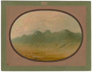 ブラジル、クリスタル マウンテンの眺め 作： George Catlin