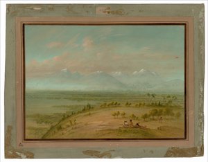 パンパ デル サクラメントの眺め 作： George Catlin