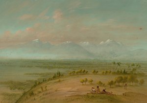 パンパ デル サクラメントの眺め、18541869。 作： George Catlin