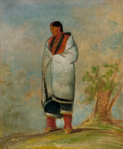 Wa-quóth-e-qua、鹿の妻、クジラの妻、1835年。