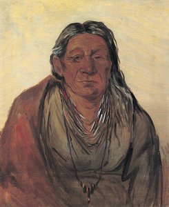 首長の母、ワペセーシー、1830 年。 作： George Catlin