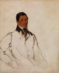 ワウン・ナウ・コン、ディッシュ（ジョン・W・クインニー）、宣教師伝道師 作： George Catlin