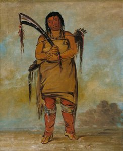 1835年または1836年の勇敢なワーチーズ。 作： George Catlin
