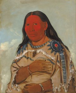 二羽の烏の妻 作： George Catlin