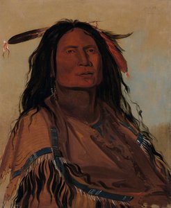Wúk-mi-ser、トウモロコシ、Miniconjou の戦士、1832 年。 作： George Catlin