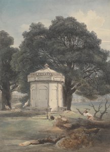 インドの庭 作： George Chinnery