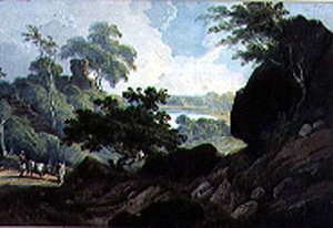 ベンガルのミッドナポアの近く 作： George Chinnery