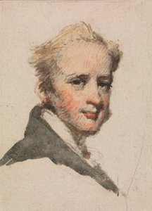 男の肖像 作： George Chinnery
