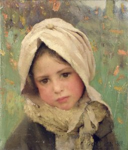 小さな子供 作： George Clausen