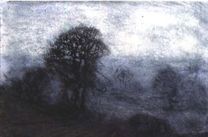 冬の夜 作： George Clausen