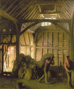 古代の納屋 作： George Clausen