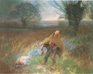 鳥が怖い 作： George Clausen