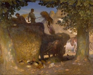 リックの建設、1907 作： George Clausen