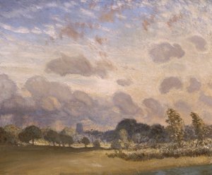 クラバリング教会、1908年頃。 作： George Clausen