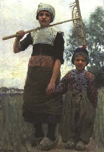Little Haymakers, North Holland 作： George Clausen