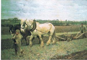 耕す 作： George Clausen