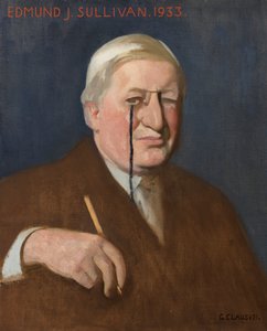 エドモンド・J・サリバンの肖像 作： George Clausen