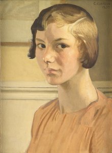 エリザベス・クラウセンの肖像 作： George Clausen