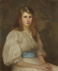 マーガレット・ヒルトン・スミス（15歳）の肖像 作： George Clausen
