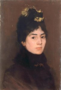 マーク・フィッシャー夫人の肖像 作： George Clausen