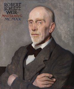 ロバート・W・シュルツ・ウィアの肖像 作： George Clausen