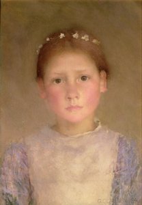 デイジーリース-低照度での研究、1890 作： George Clausen