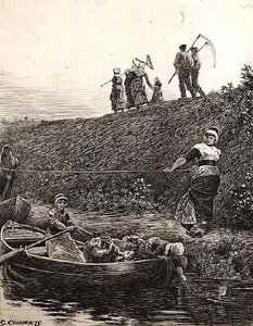 フェリー 作： George Clausen