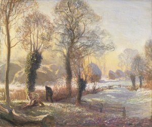 冬の朝 作： George Clausen