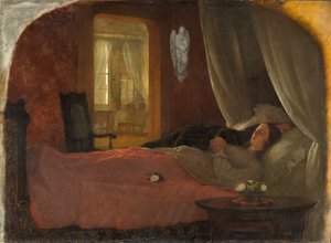 最後の睡眠、1858年頃 作： George Cochran Lambdin