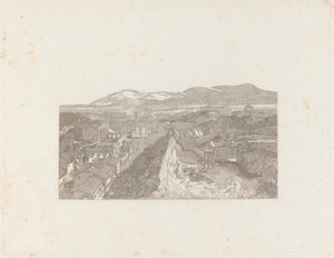 国会議事堂の塔から見たフォロ・ロマーノ 作： George Cooke